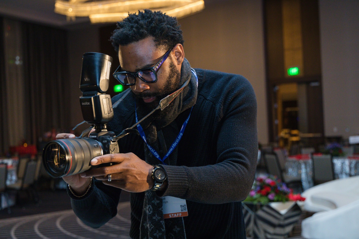 Rodriquez Wright II behind the camera